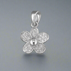 Iris & Miel Sterling Silver Twinkly CZ Daisy Pendant