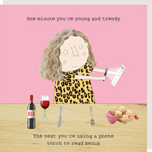 Rosie Made A Thing Read Menus Birthday Card - More Than Just a Gift | Narborough Hall