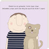 Rosie Made a Thing Man and Dog Card