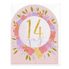 Whistlefish 14th Birthday Card