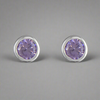Iris & Miel Light Amethyst Stud Earrings