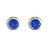 Iris & Miel Sapphire Blue Stud Earrings