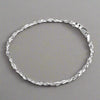 Sterling Silver Bead & Snake Chain Plaited Bracelet