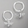Iris & Miel Sterling Silver Bumble Bee Huggie Hoop - More Than Just a Gift | Narborough Hall