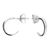 Sterling Silver Small Slim Simple Hoop Earrings - More Than Just a Gift | Narborough Hall