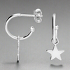 Sterling Silver Star Hoop Earrings - More Than Just a Gift | Narborough Hall