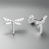 Iris & Miel Sterling Silver CZ Dragonfly Earrings - More Than Just a Gift | Narborough Hall