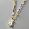 Gold Plated Sterling Silver CZ Baguette Necklace - More Than Just a Gift | Narborough Hall