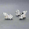 Sterling Silver Pearl and CZ Stud Earrings - More Than Just a Gift | Narborough Hall