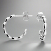 Sterling Silver Seed Stud Hoop Earring - More Than Just a Gift | Narborough Hall