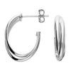 Sterling Silver Russian Hoop Stud Earrings - More Than Just a Gift | Narborough Hall