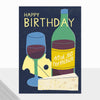 Honcho Happy Birthday Cheese & Wine Card