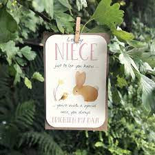 Ginger Betty Lovely Niece Wallet Card - More Than Just a Gift | Narborough Hall