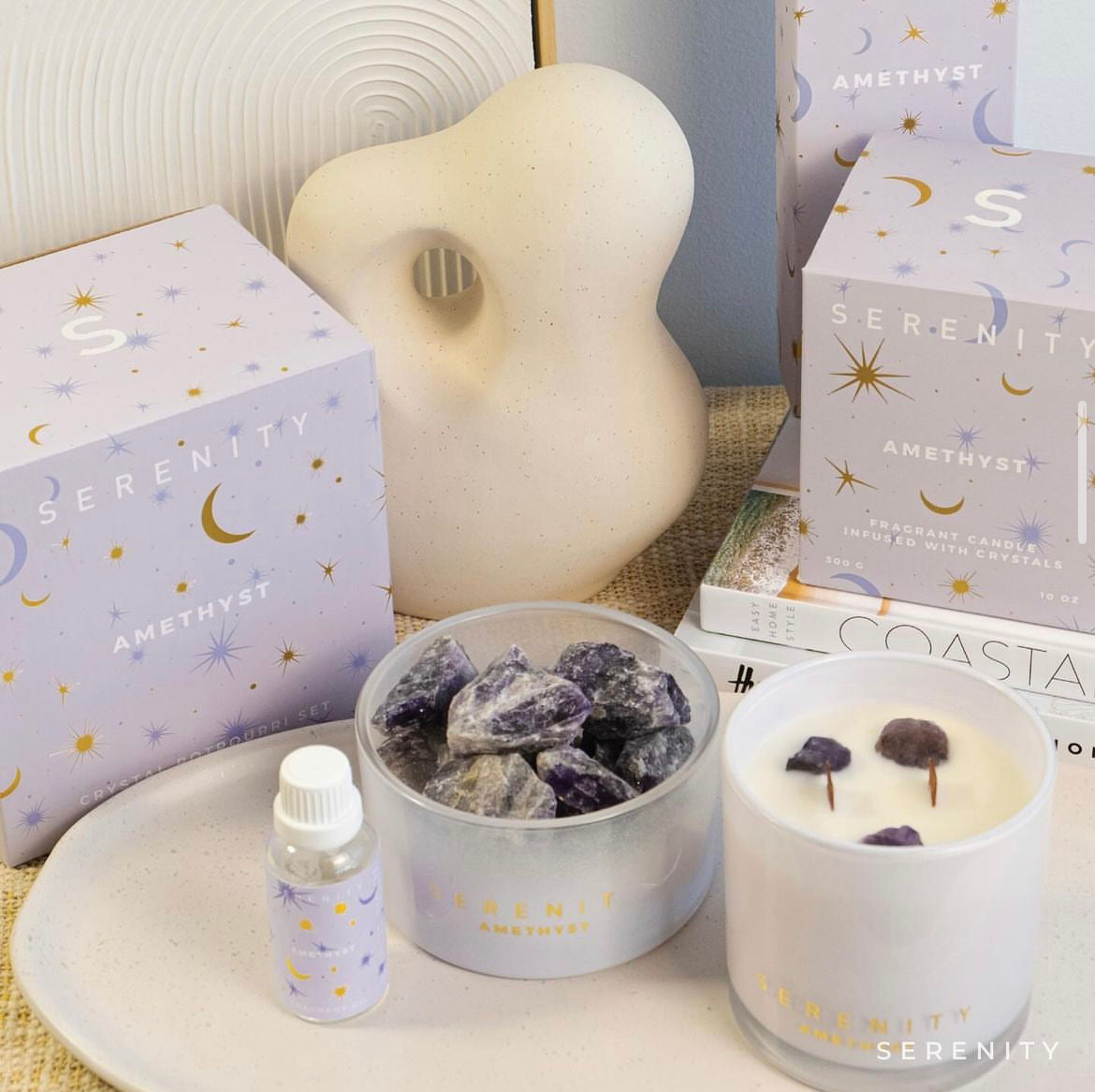 Serenity Amethyst Crystal Potpourri & Oil - More Than Just a Gift | Narborough Hall