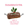 Better Together Granddaughter Fab-yule-ous Christmas Card