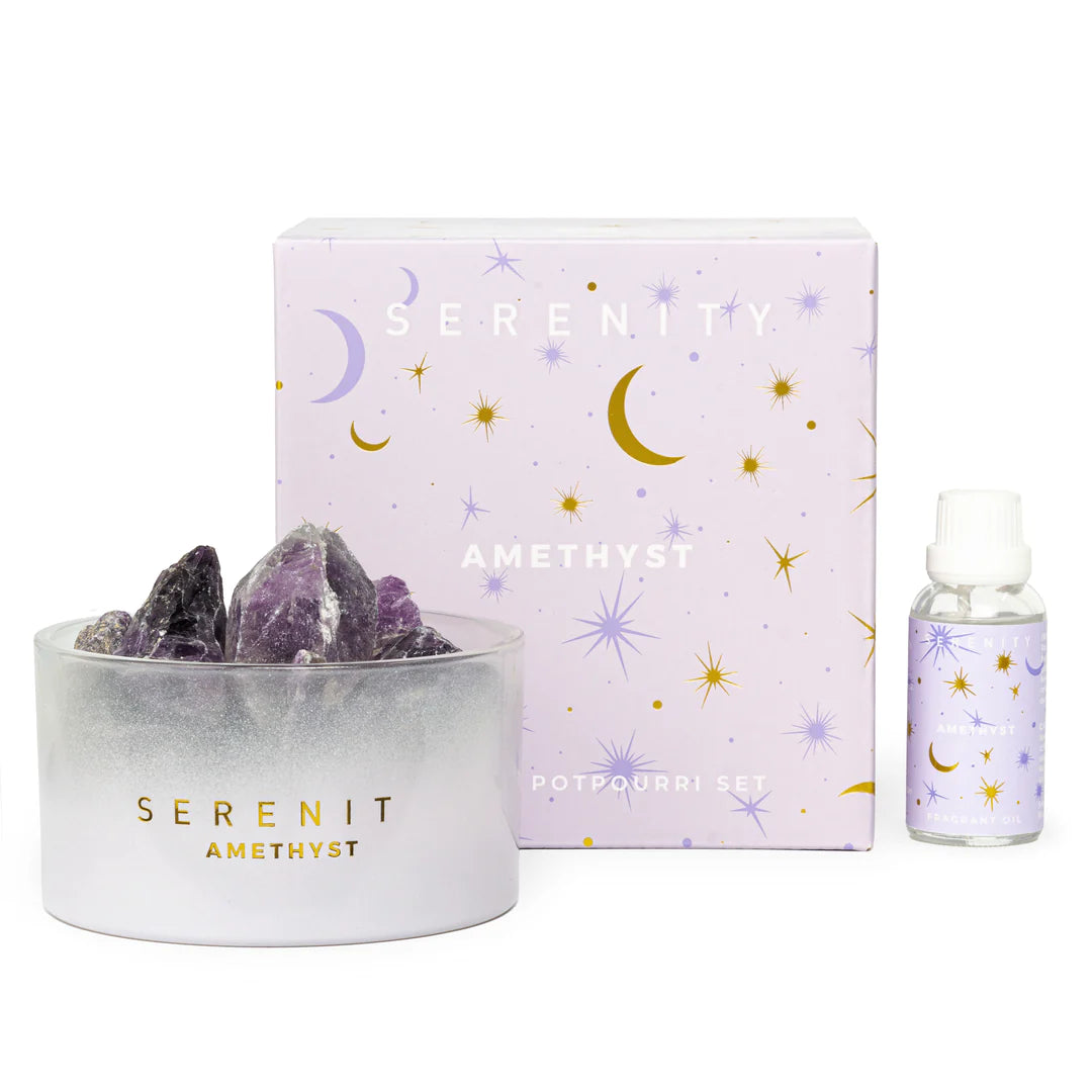 Serenity Amethyst Crystal Potpourri & Oil - More Than Just a Gift | Narborough Hall