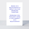 Quip Relationship Problem Solving Card