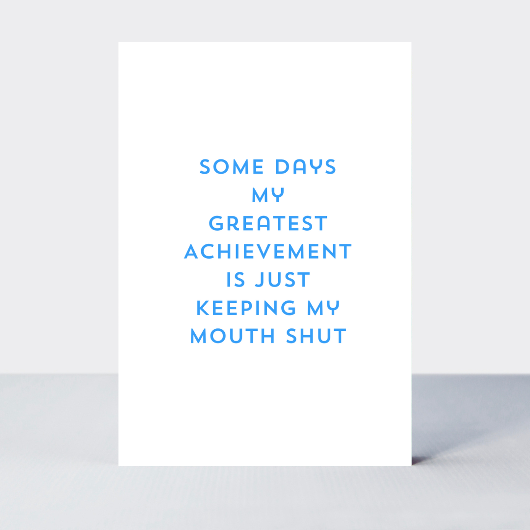 Quip Greatest Achievement Card
