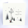Five Dollar Shake Merry Christmas and a Happy New Year (Santa Claus Lane) Christmas Card