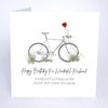 Monochrome Husband Going Up a Gear Birthday Card - More Than Just a Gift | Narborough Hall