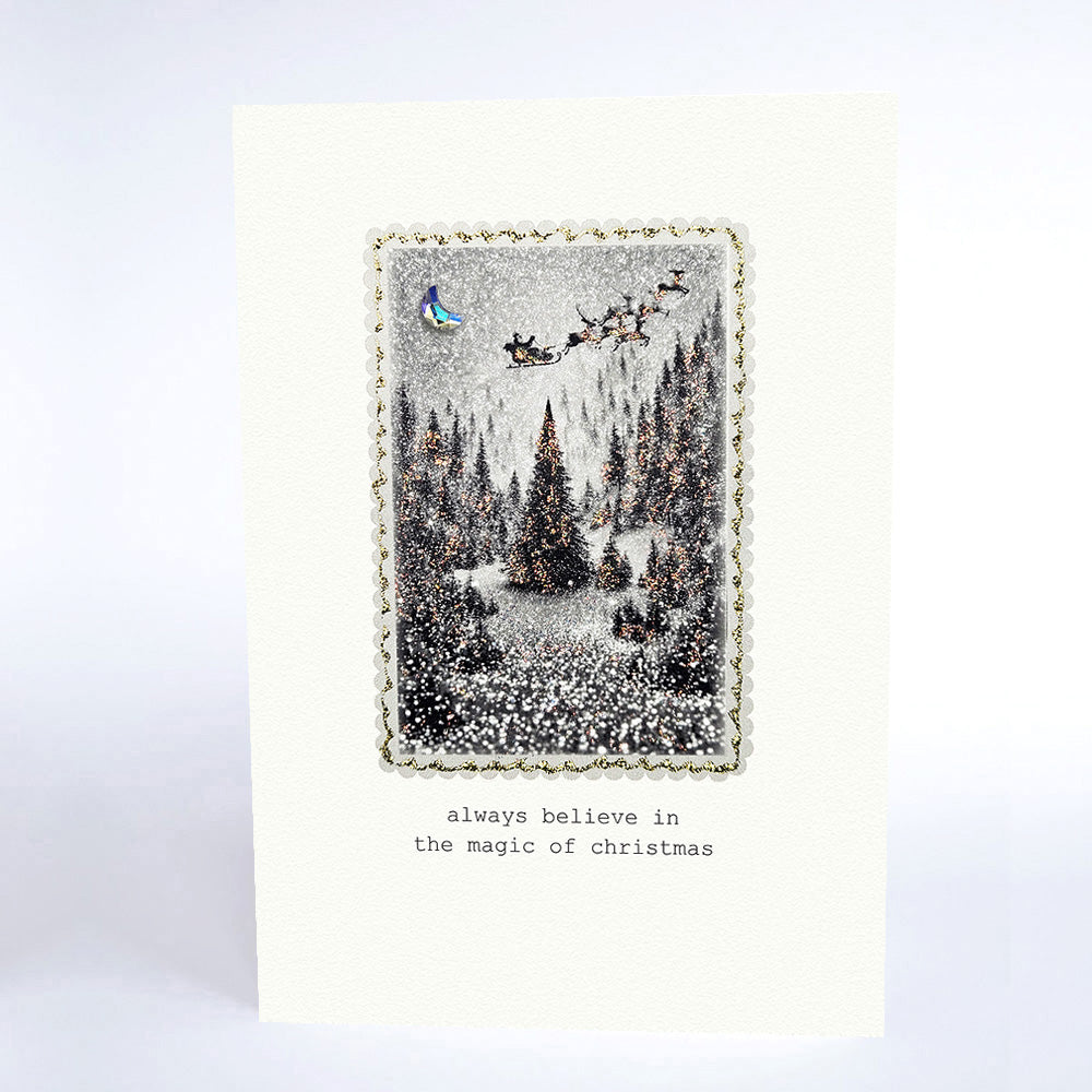 Five Dollar Shake Always Believe In The Magic Of Christmas Christmas Card