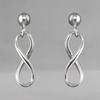 Sterling Silver Infinity Symbol Stud Earrings
