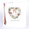 Ribbon Candy Heart Wreath - Five Dollar Shake Hand Finished Christmas - With Love for Christmas