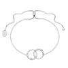 Sterling Silver CZ Circle Link Bracelet - More Than Just a Gift | Narborough Hall