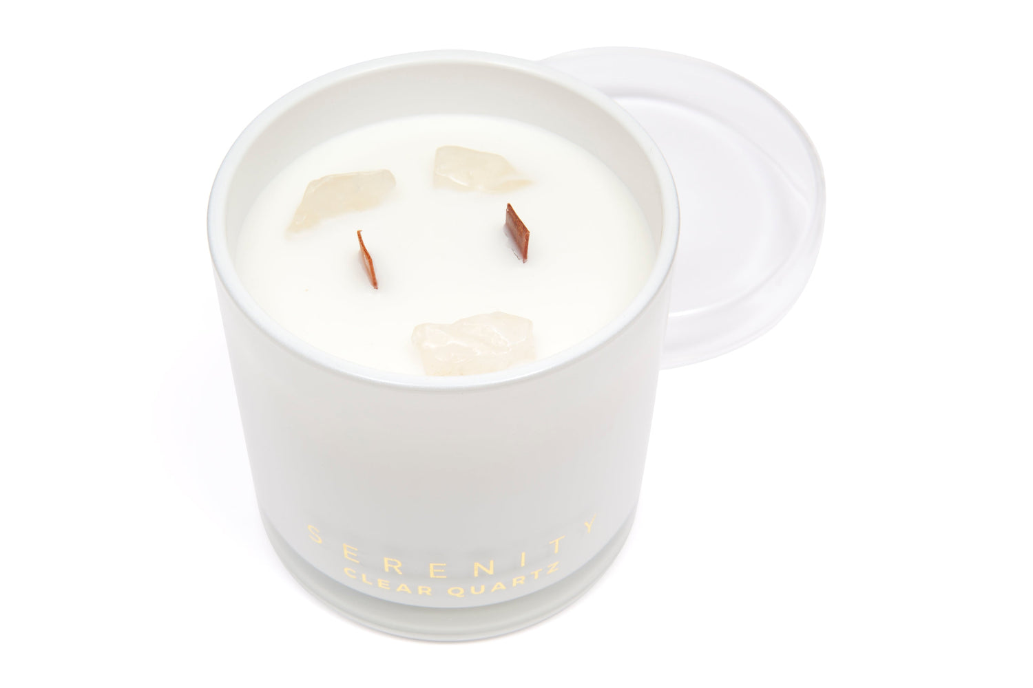 Serenity Crystal Healing & Clear Quartz Candle - More Than Just a Gift | Narborough Hall