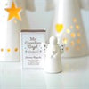 Set of 24 Guardian Angel Ceramic Keepsakes in Display