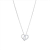 Sterling Silver CZ Intertwined Heart Necklace - More Than Just a Gift | Narborough Hall