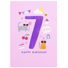 First Chapter Girl Age 7 Happy Birthday Card - More Than Just a Gift | Narborough Hall