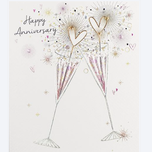 Amaretto Happy Anniversary Card