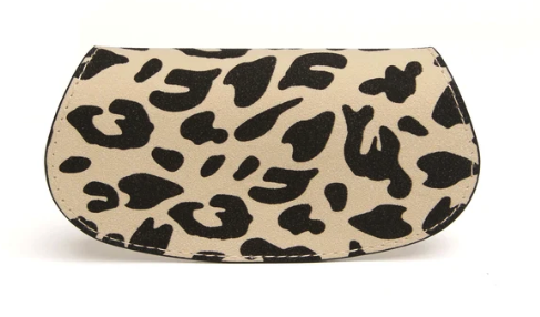 Alice Wheeler Leopard Large Glasses Case
