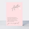 Little Notes Auntie Card - More Than Just a Gift | Narborough Hall
