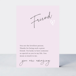 Little Notes Friend Card - More Than Just a Gift | Narborough Hall