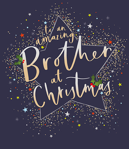 Cloud Nine - To an Amazing Brother Christmas Card