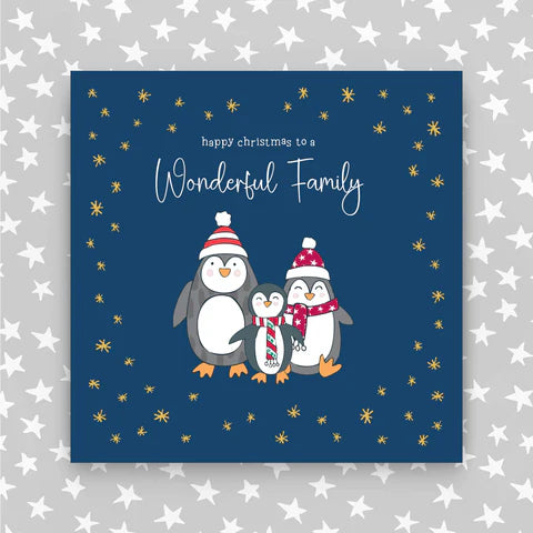 Molly Mae Happy Christmas To a Wonderful Family Card