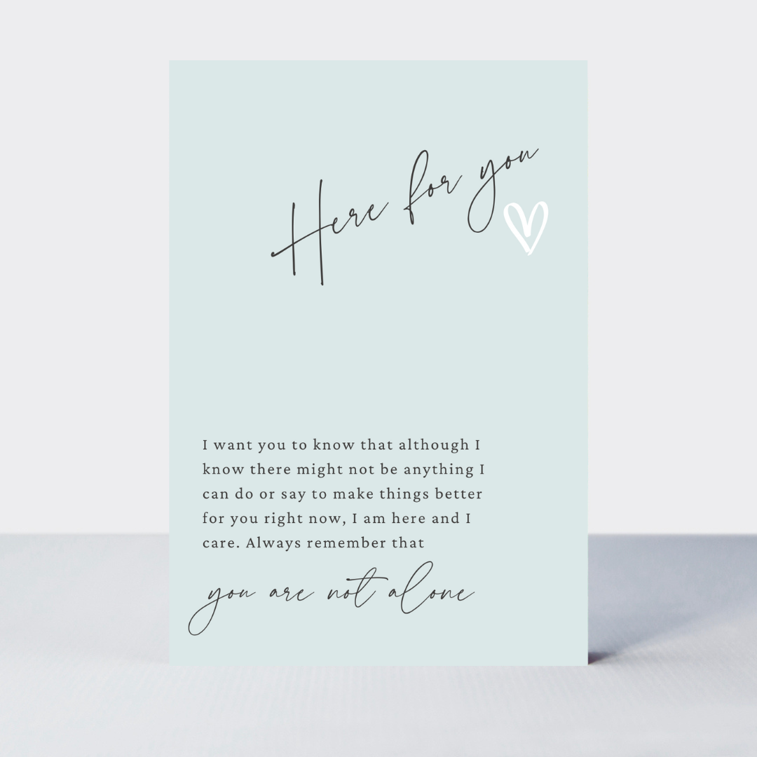 Little Notes Here For You Card - More Than Just a Gift | Narborough Hall