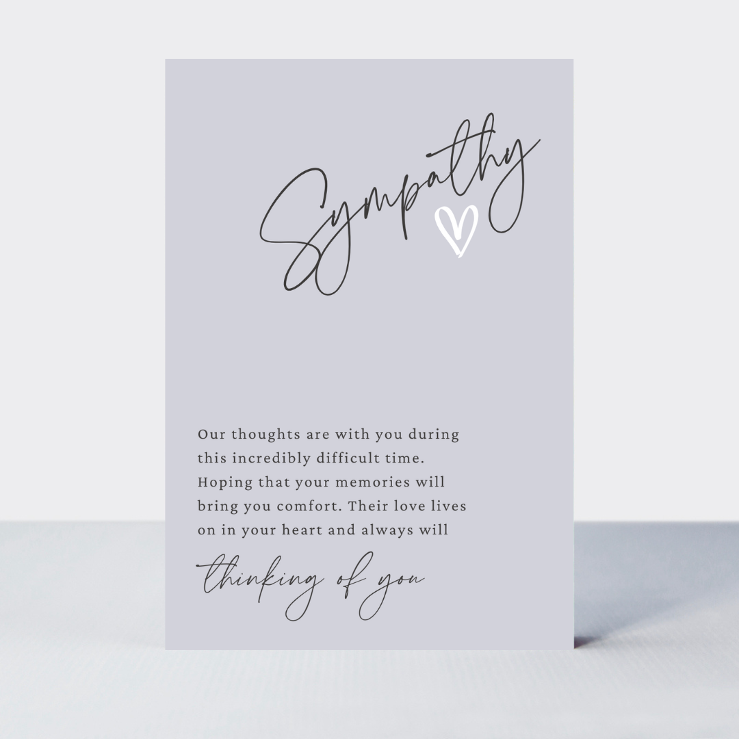 Little Notes Sympathy Card - More Than Just a Gift | Narborough Hall