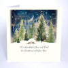 Five Dollar Shake To A Wonderful Mum And Dad for Christmas and New Year (Forest) Christmas Card