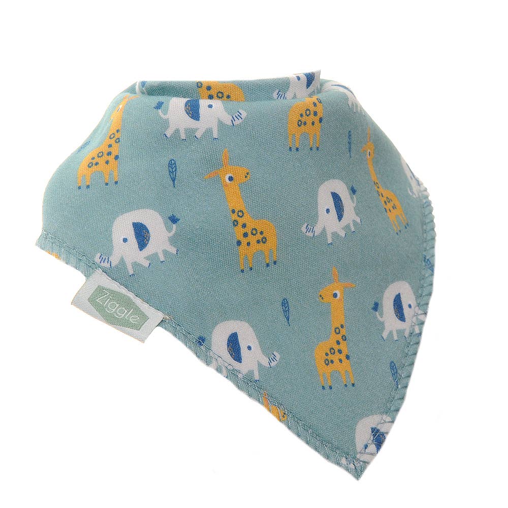Ziggle Baby - Savanna Animals Bib Set: Set