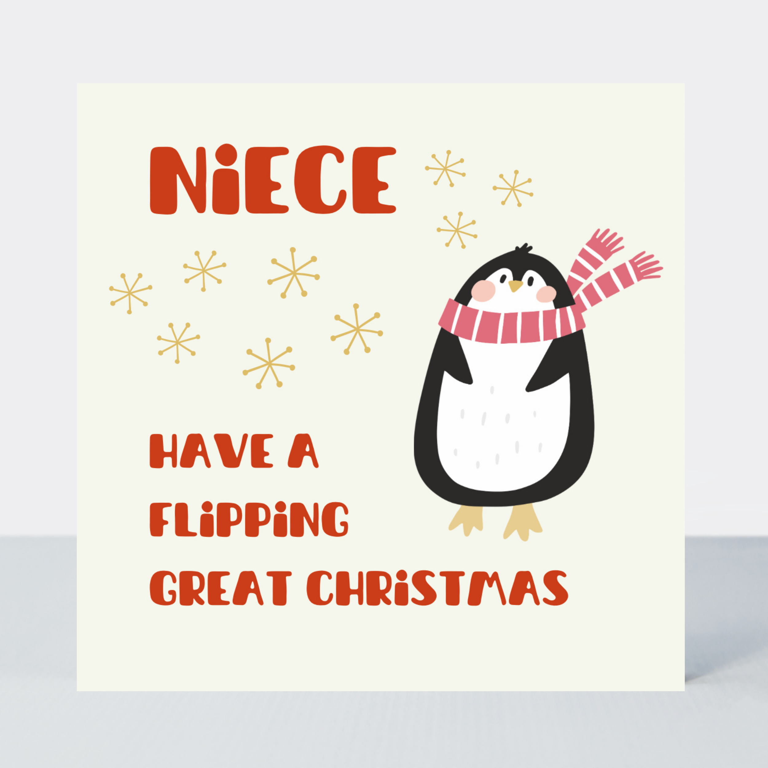 Petimo - Polar  Party Niece Flipping Great Christmas Penguin Card