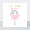 Petimo - Sugar & Spice Happy Birthday Niece Cute Pink Fairy Card