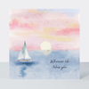 Petimo - Wherever Life Takes You Watercolour Over The Horizon Card