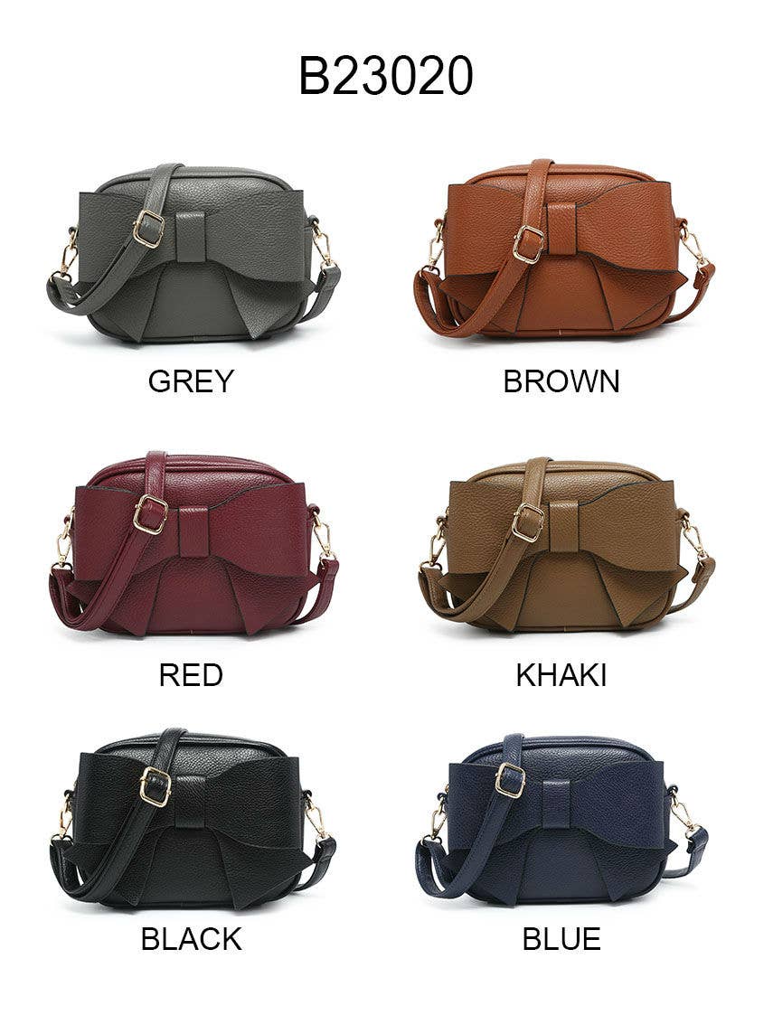 Beau Lilac Crossbody Bow Bag