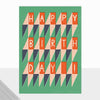 Honcho Happy Birthday Geometric Card - More Than Just a Gift | Narborough Hall