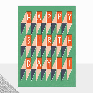 Honcho Happy Birthday Geometric Card - More Than Just a Gift | Narborough Hall