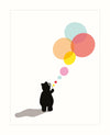 Bear & Bubbles Art File Card