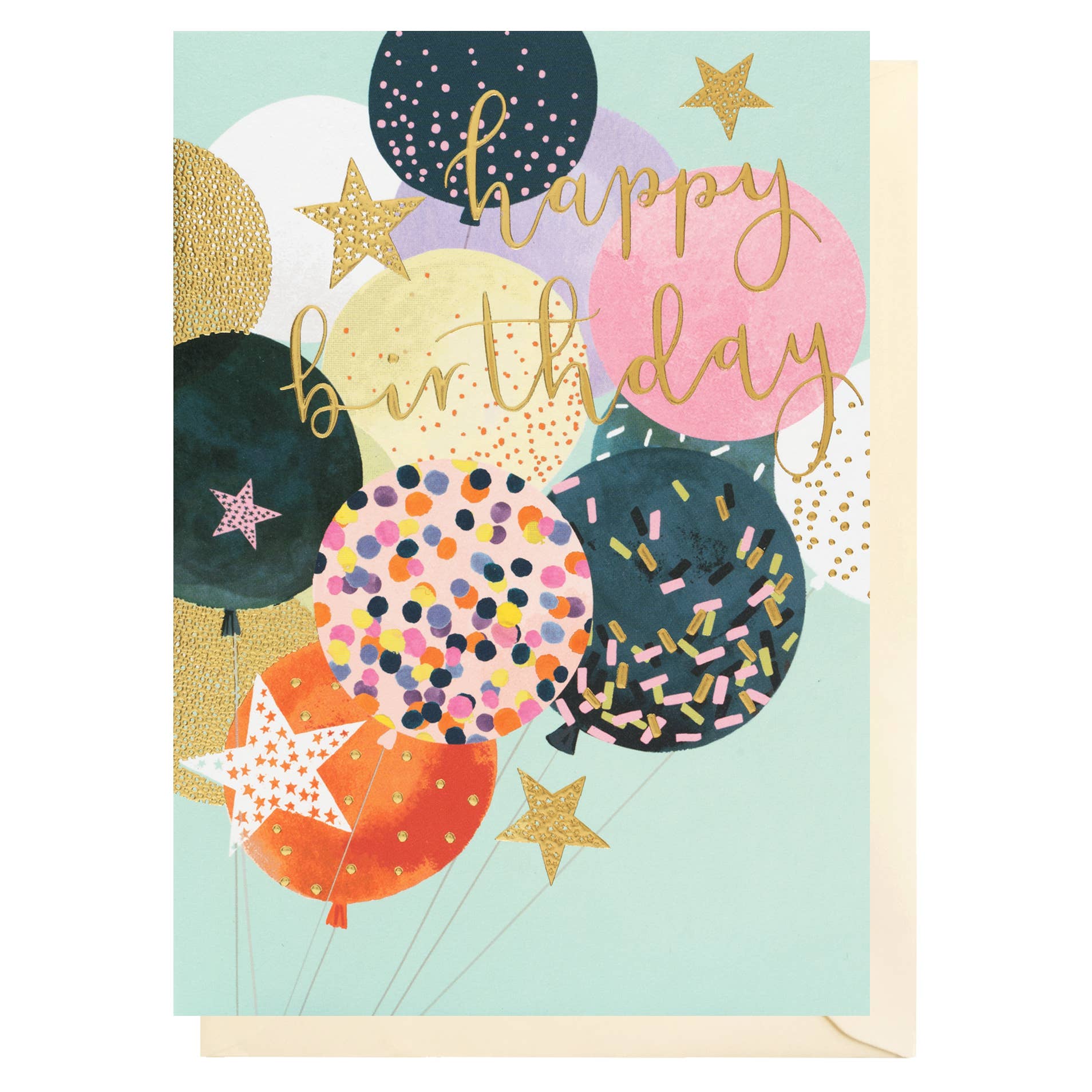 Louise Tiler - Happy Birthday Balloon Card
